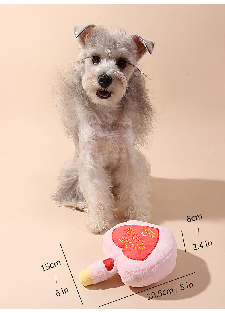 Love Potion Perfume Plush Toy – A Squeaky Fragrance of Fun