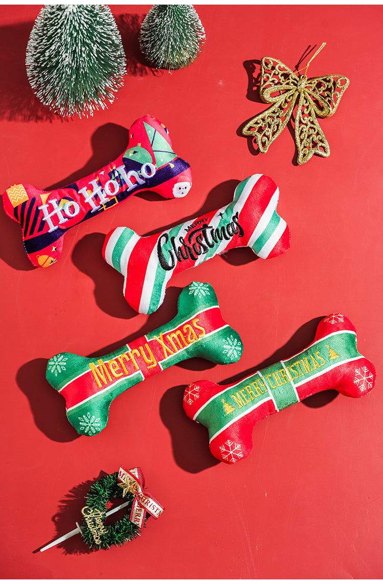 π Festive Christmas Dog Toys β Squeaky Holiday Fun!