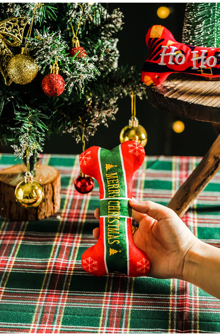 π Festive Christmas Dog Toys β Squeaky Holiday Fun!