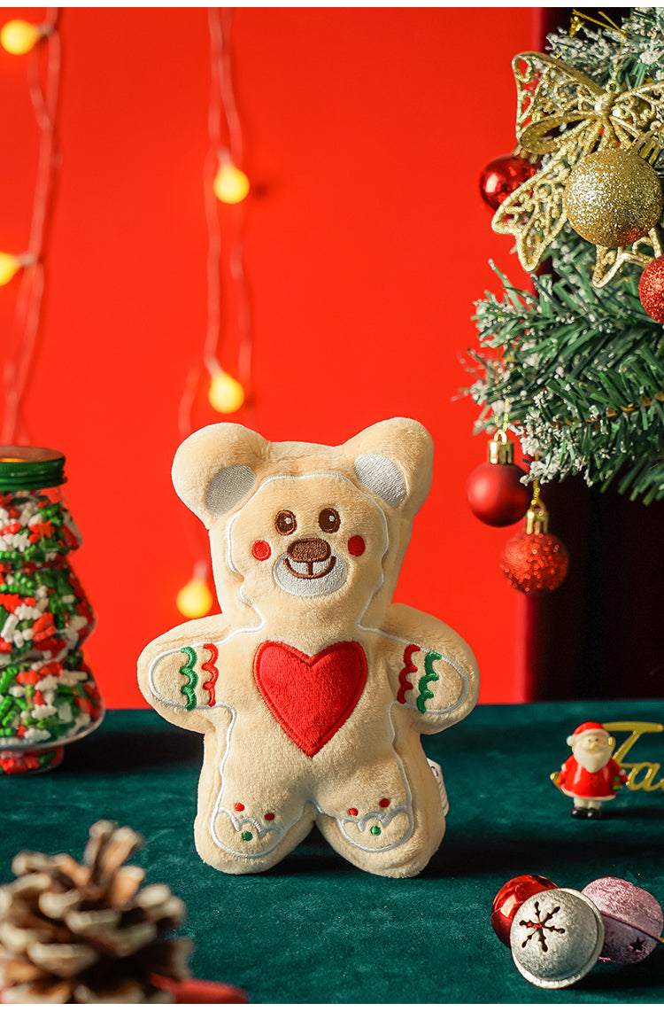 🎄 Festive Christmas Plush Toys for Pets – 3-Pack