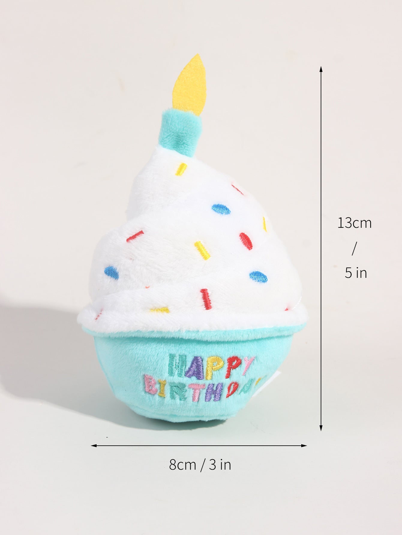 ๐ Birthday Cupcake Plush Toy Set (2-Pack) โ Blue & Pink โ Celebrate in Style!