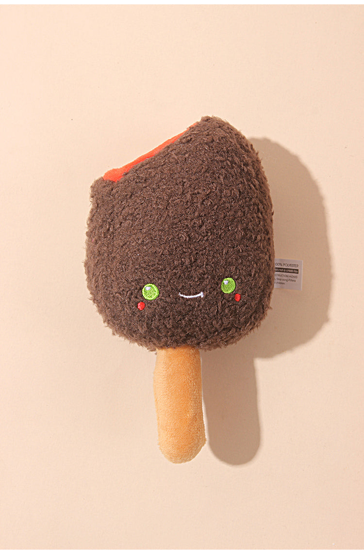 🍦 Ice Cream Squeaky Plush Toy – Birthday Edition for Pets