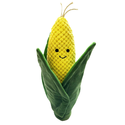 🌽 Interactive Plush Corn Dog Toy