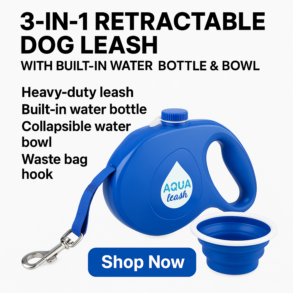 The Ultimate 3-in-1 Retractable Dog Leash Every Pet Parent Needs