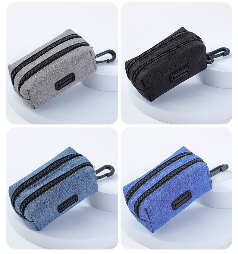 Multi-Function Dog Poop Bag Holder & Treat Pouch – Portable Walking Accessory