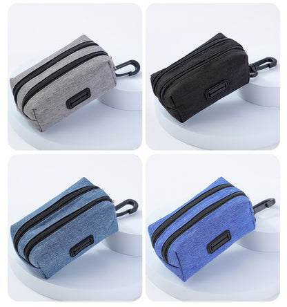 Multi-Function Dog Poop Bag Holder & Treat Pouch – Portable Walking Accessory