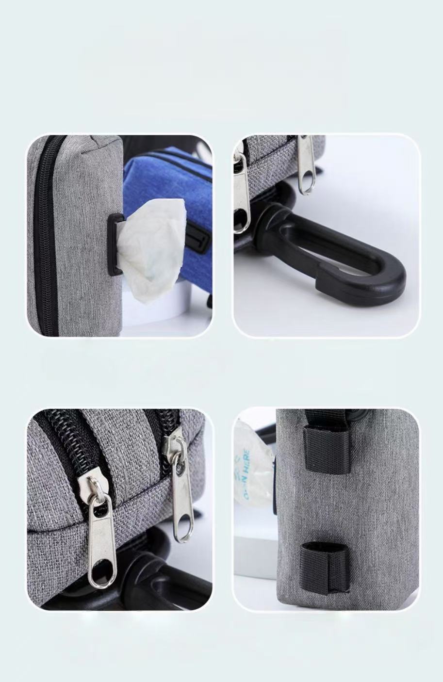 Multi-Function Dog Poop Bag Holder & Treat Pouch – Portable Walking Accessory