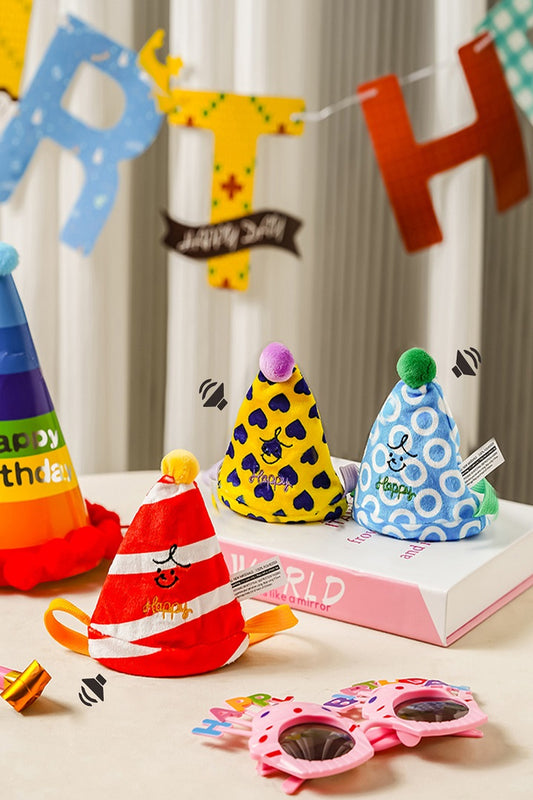 Colorful Birthday Hat for Pets