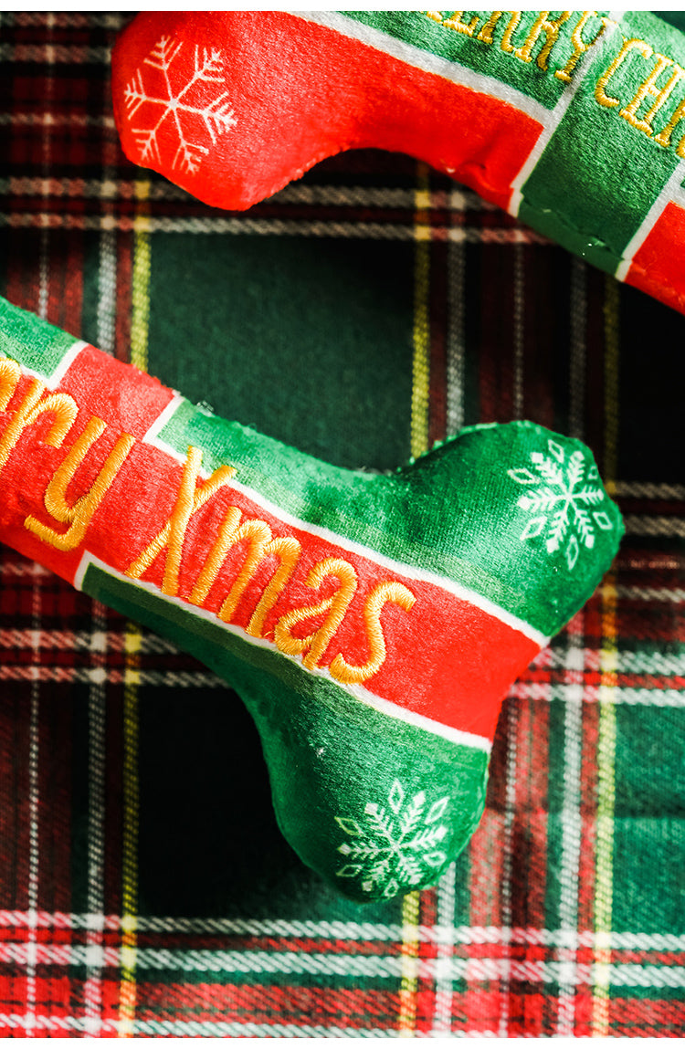 🎄 Festive Christmas Dog Toys – Squeaky Holiday Fun!