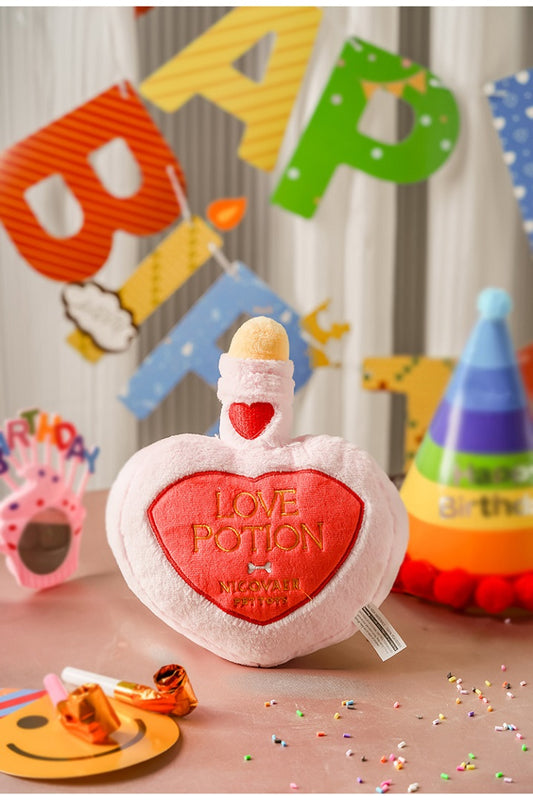 Love Potion Perfume Plush Toy – A Squeaky Fragrance of Fun