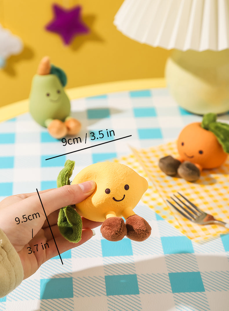 🍋 Mini Fruit Plush Series