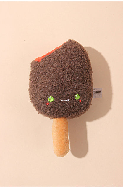 🍦 Ice Cream Squeaky Plush Toy – Birthday Edition for Pets