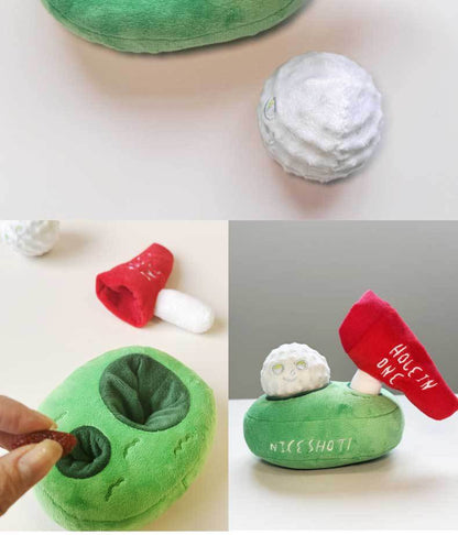 ⛳ Hole-in-One Plush Golf Pet Toy – Perfect for Playtime Fun!