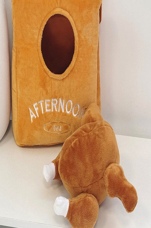 🍗 Plush Roast Chicken Hide-and-Seek Toy – A Deliciously Fun Treat for Your Dog!