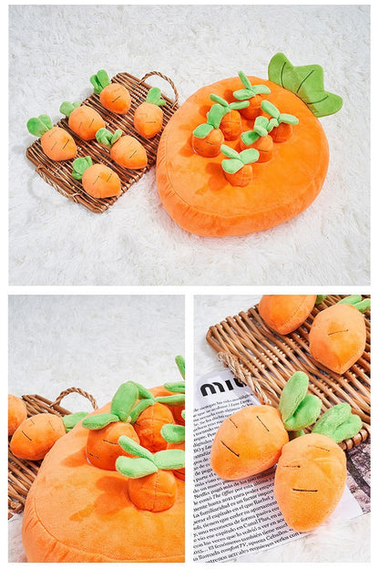 Carrot Plush Puzzle Toy – The Cutest Brain Game for Your Pet!