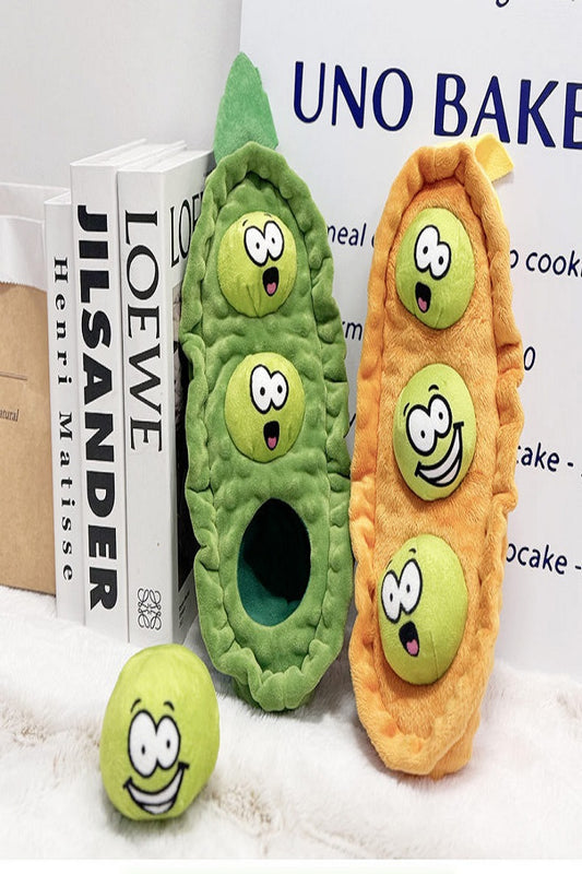 Plush Pea Pod Toy – The Cutest Playmate for Your Pet! 🐶🐾